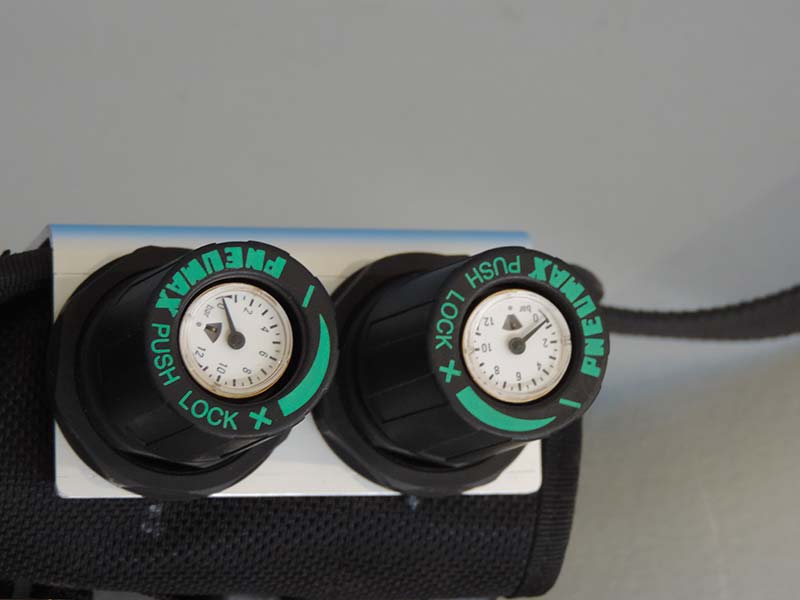 REGULIERUNG DER DRUCKLUFT AM GÜRTEL